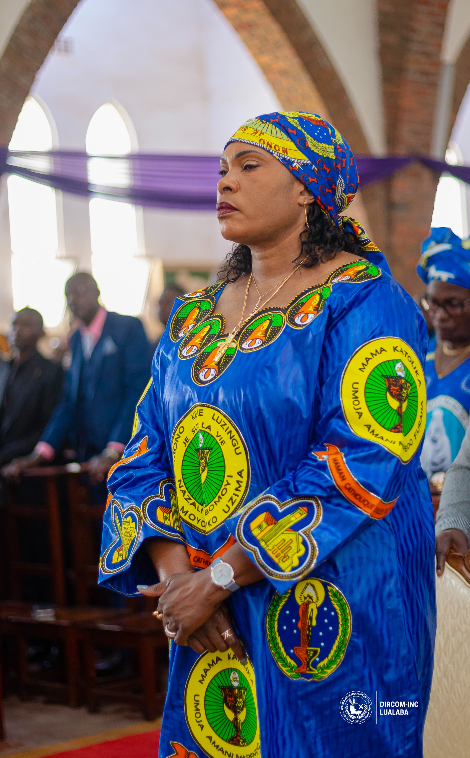 LUALABA-RELIGION :  FIFI MASUKA SAINI PARTICIPE A LA MESSE DE REQUIEM EN MEMOIRE DE PAPE FRANÇOIS